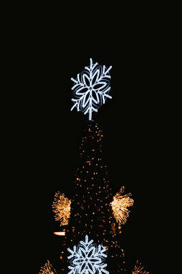 Illuminations de Noël à Tignes
